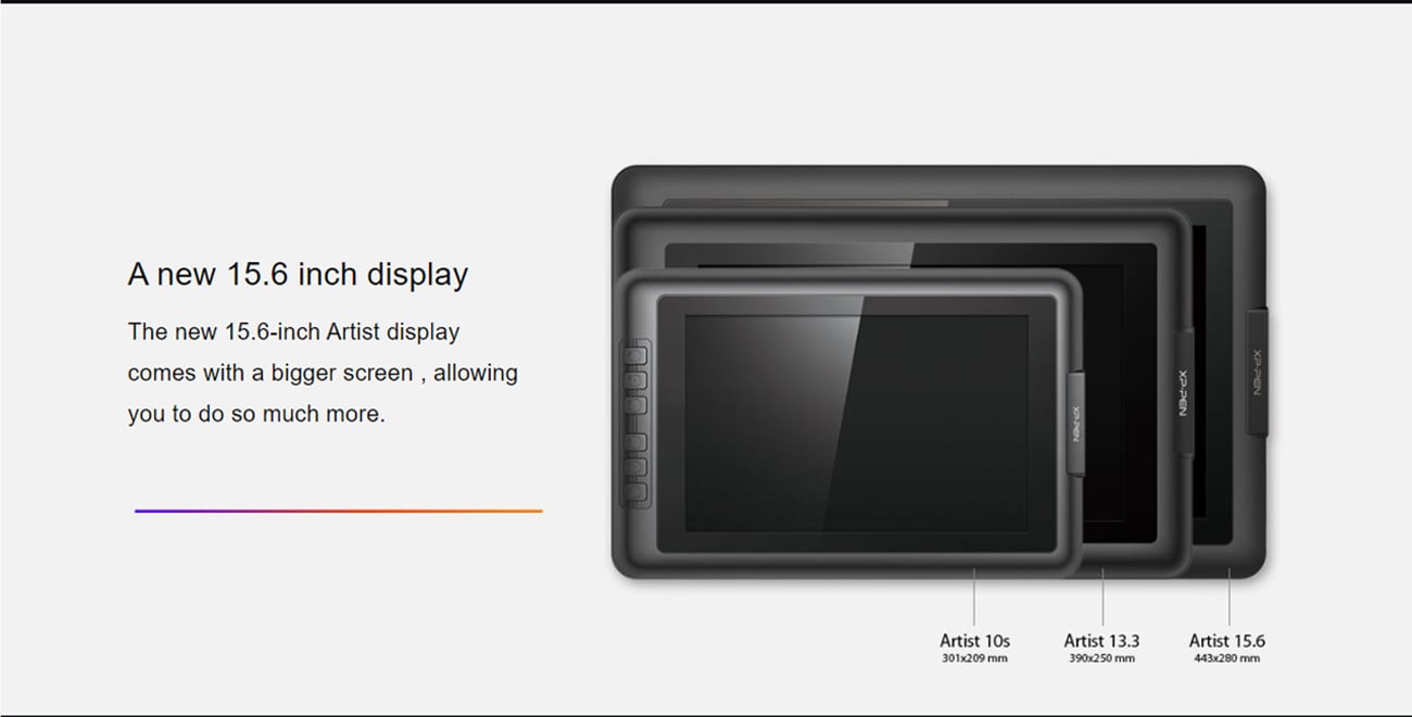 XP-Pen Artist15.6 15.6 Inch IPS Drawing Monitor Pen Display